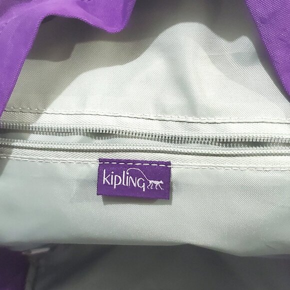 KIPLING Backpack Medium size Purple Durable Roomy adustable Shoulder Straps main image 10